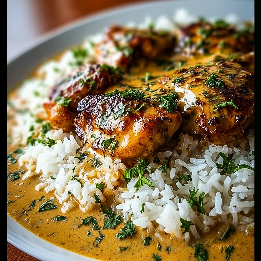A plate of rice and meat.
