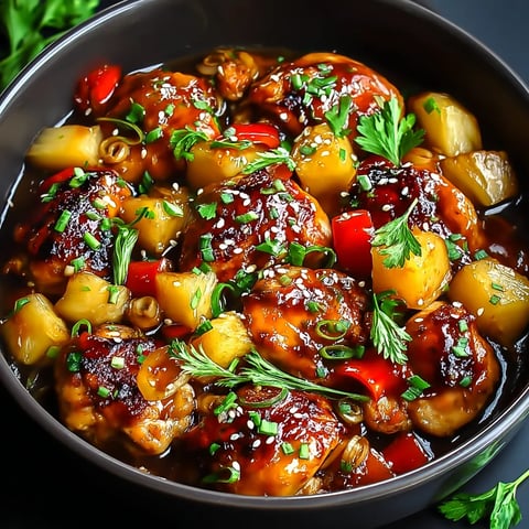 A bowl of food with chicken and vegetables.