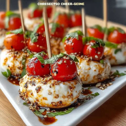 A plate of food with tomatoes and cheese.