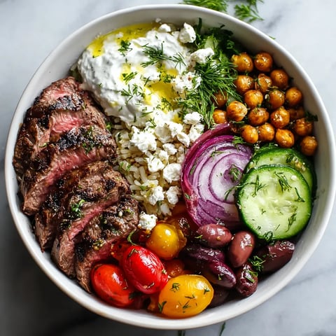 A bowl of food with meat, vegetables, and cheese.