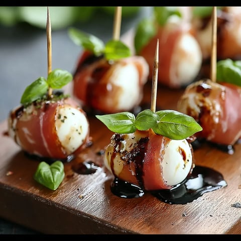 A wooden platter with meatballs and greens.