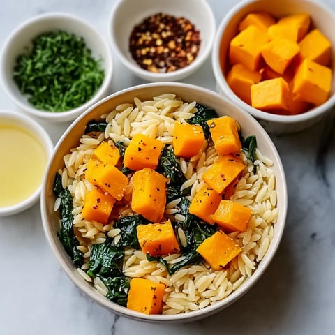 A bowl of food with rice, spinach, and carrots.