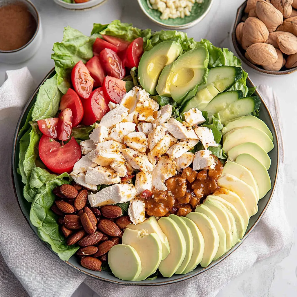 A plate of food with a variety of ingredients.