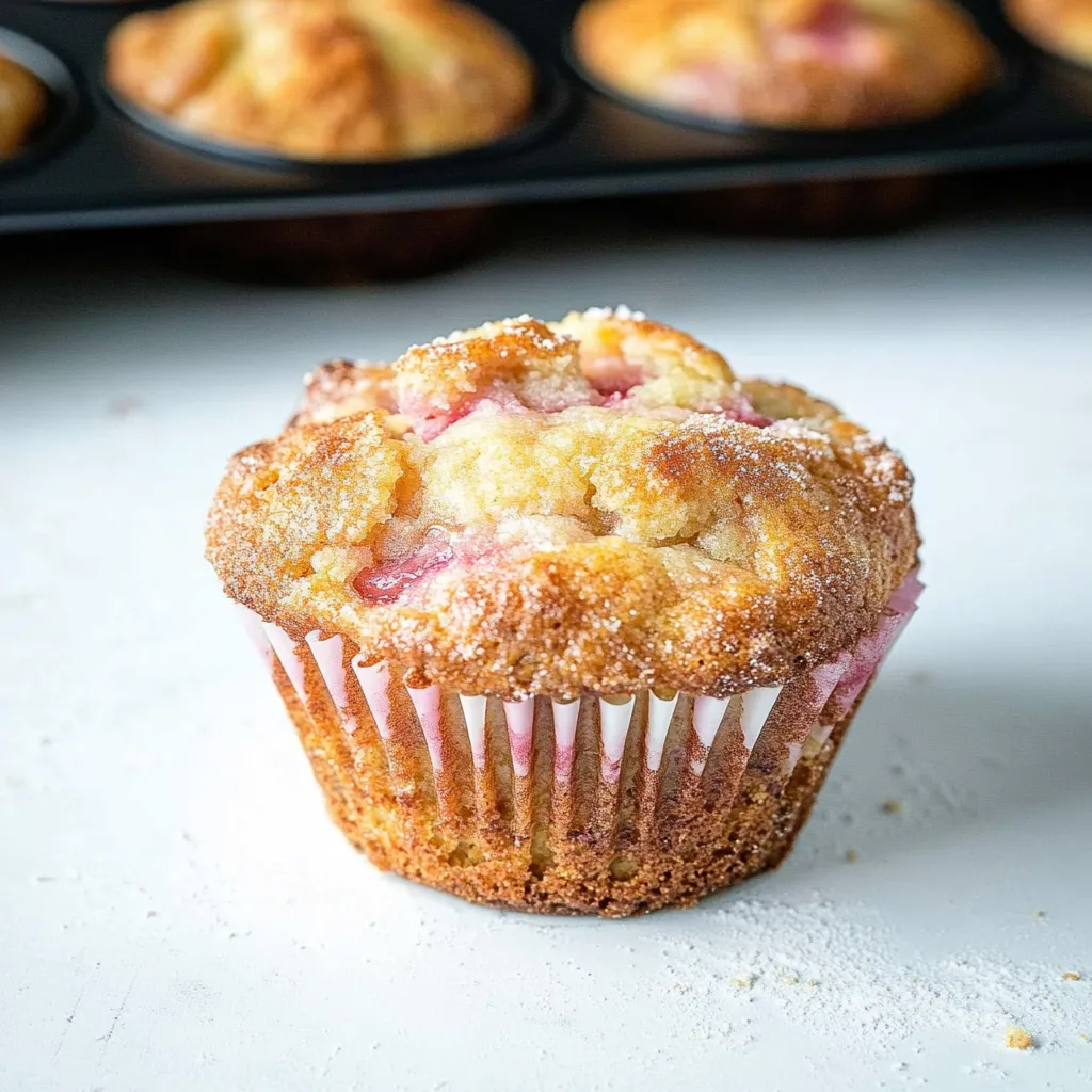 A cupcake with a pink frosting and a sprinkle on top.