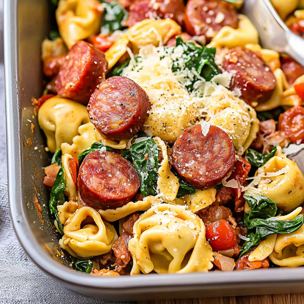 A bowl of pasta with meatballs and tomatoes.