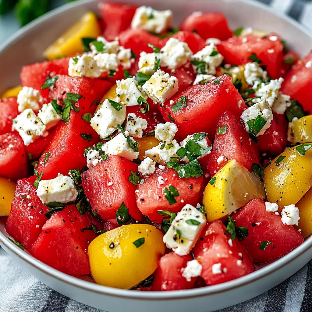 A bowl of fruit with watermelon, cantaloupe, and honeydew.