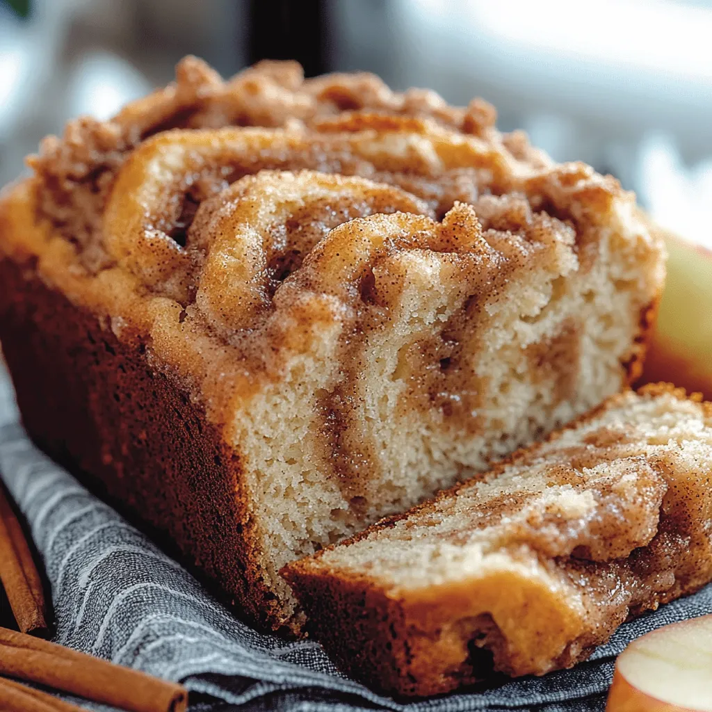 A slice of cinnamon roll on a table.