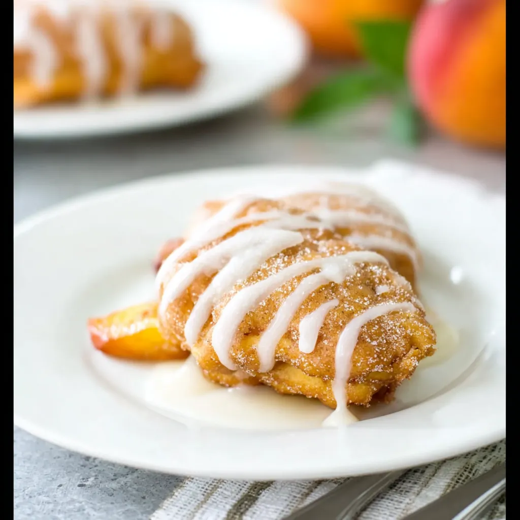 A plate with a pastry on it.