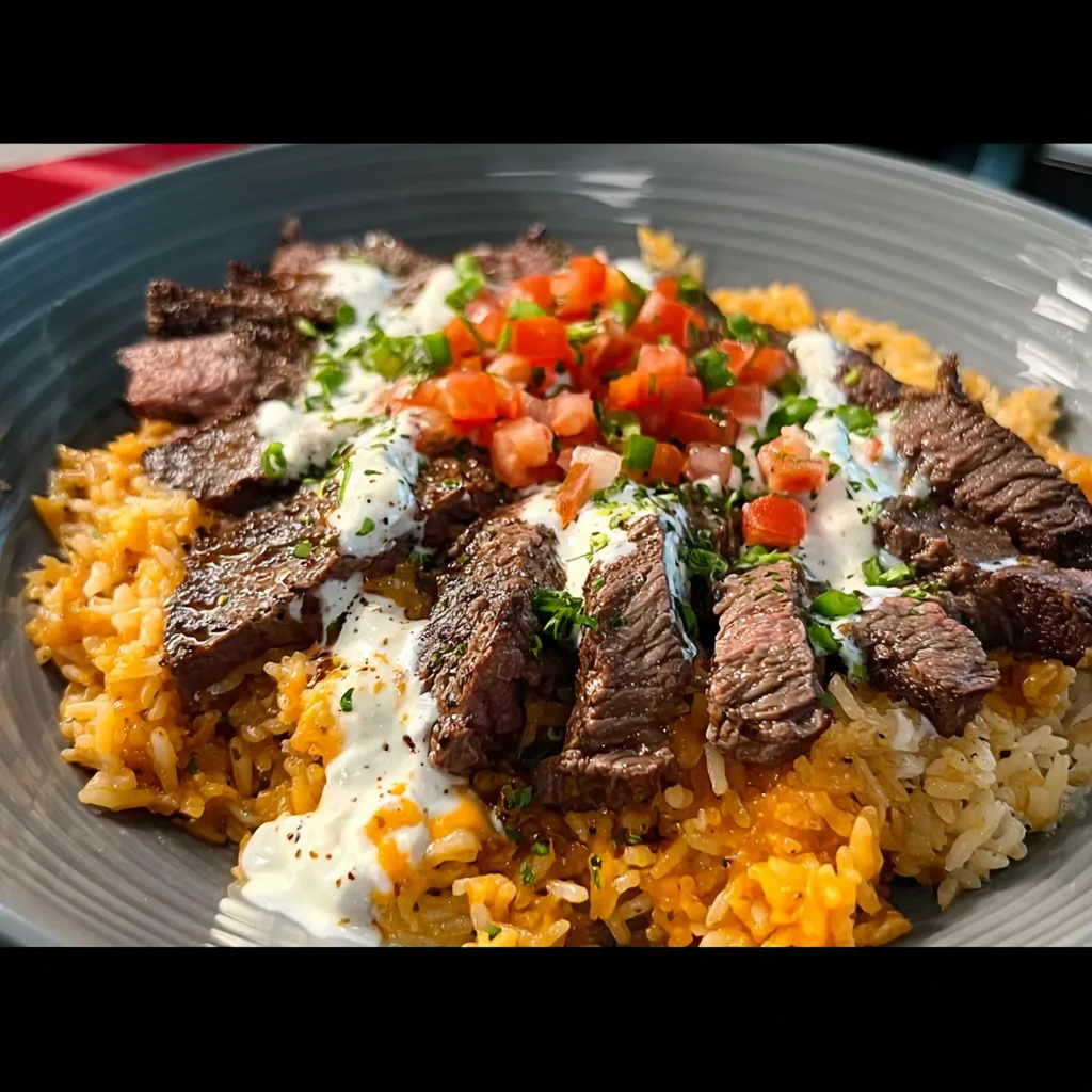 A plate of meat with tomatoes and cheese.