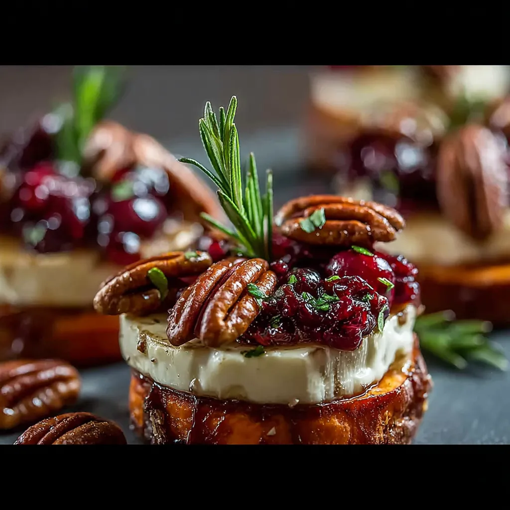 A plate of food with a nut on top.