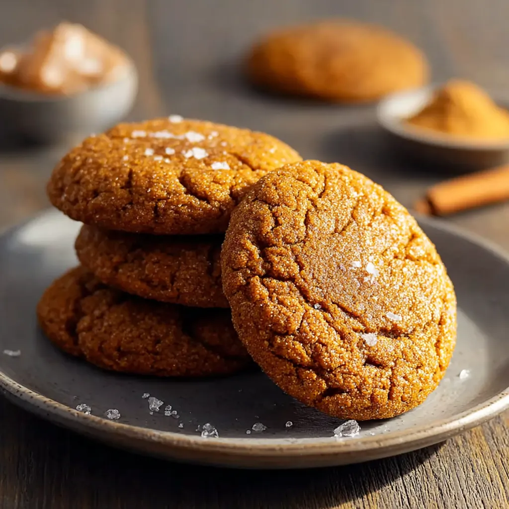 A plate of cookies with sugar on top.