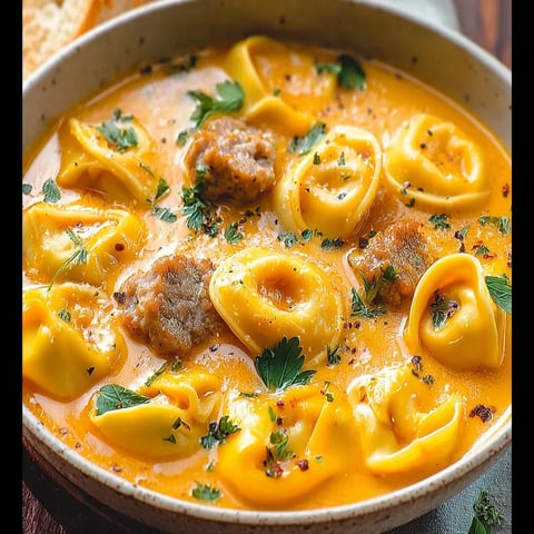 A bowl of pasta with meatballs and sauce.